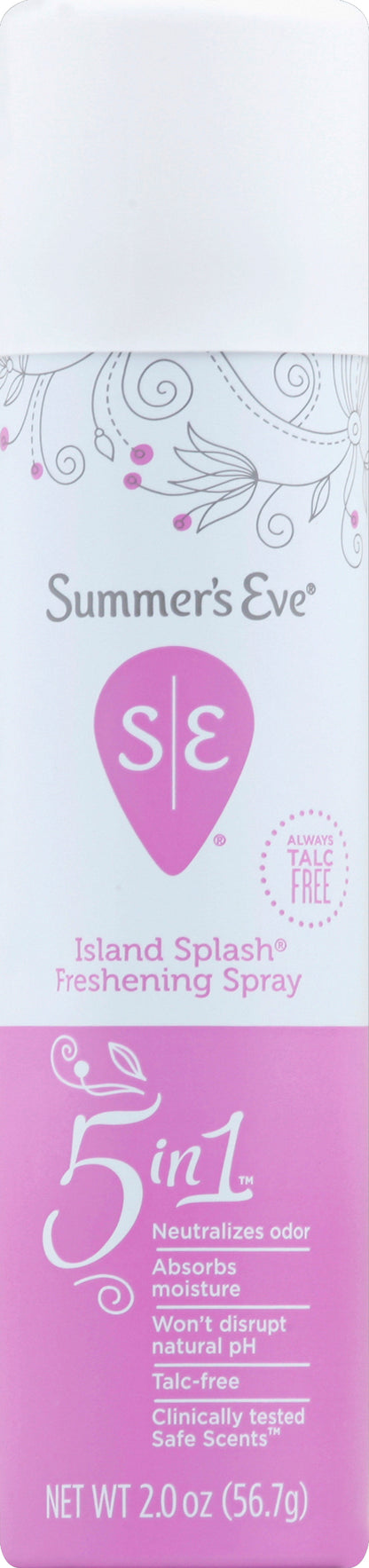 Summer's Eve Deodorant Spray 2 oz