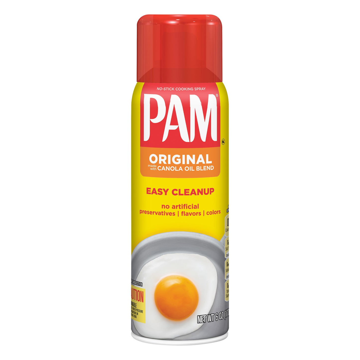 Pam No-Stick Original Cooking Spray 6 oz