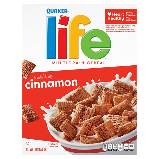 Quaker Life Multigrain Cereal Cinnamon 13 Oz