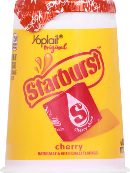 Yoplait Lowfat Starburst Cherry Yogurt 6 oz