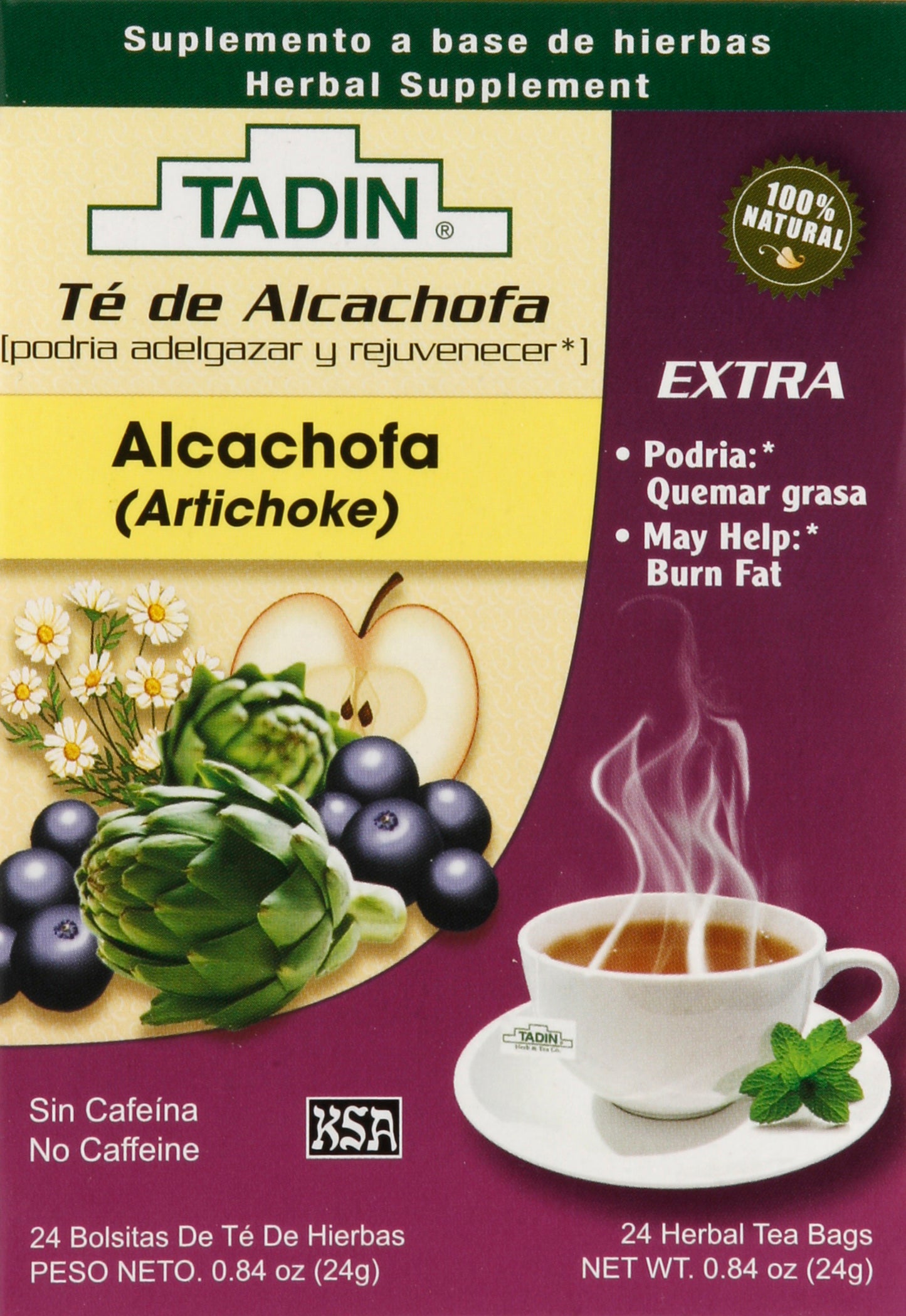 Tadin Herbal Tea 24 ea