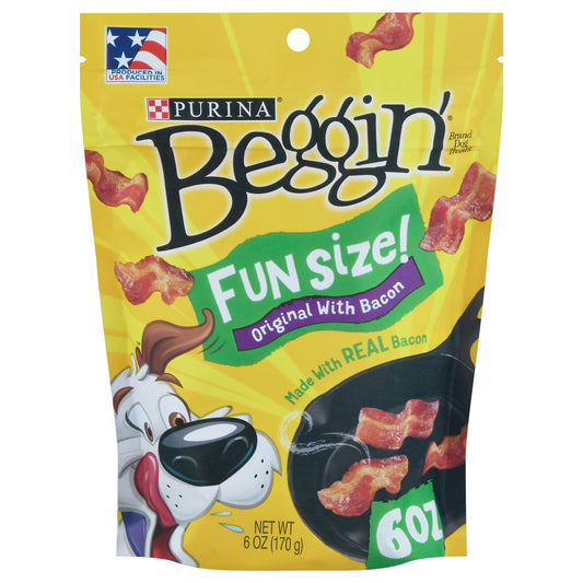 Beggin' Fun Size Original with Bacon Dog Treats 6 oz