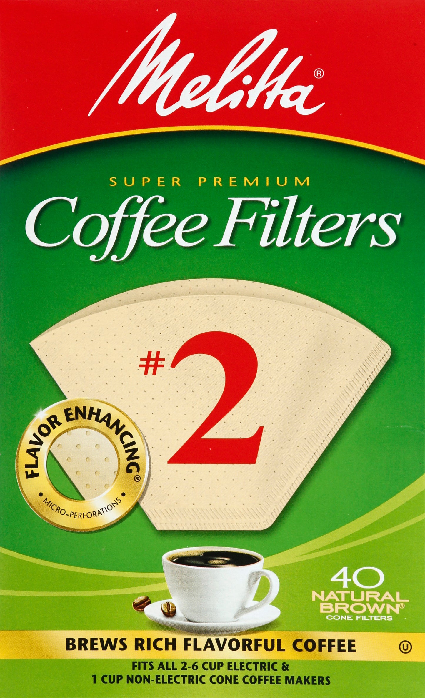 Melitta Coffee Filters 40 ea