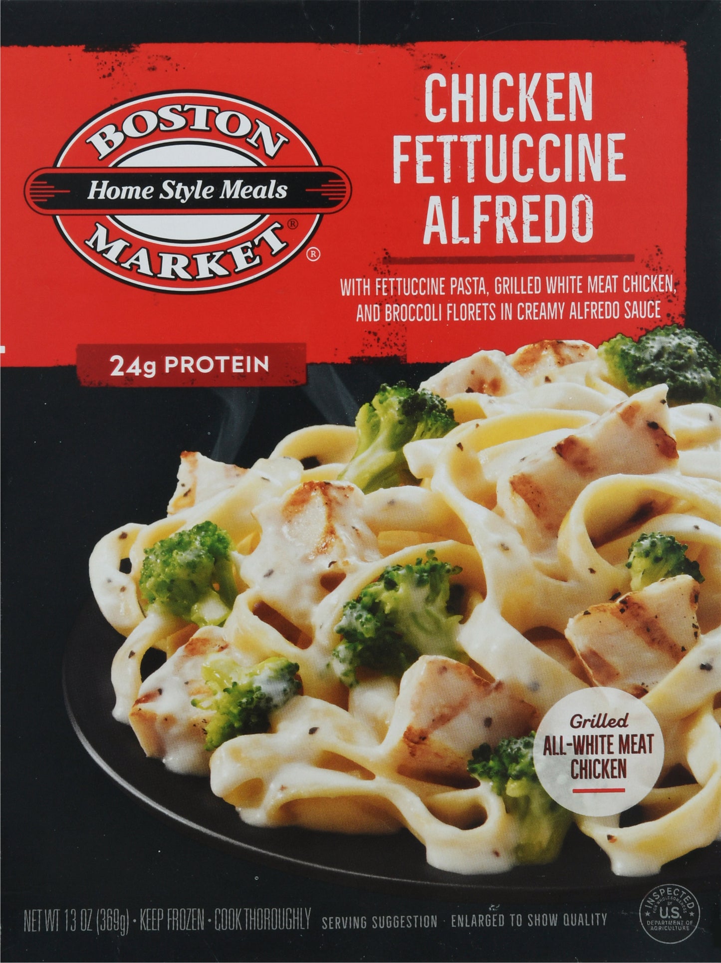 Boston Market Chicken Fettuccine Alfredo 13 oz