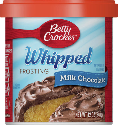 Betty Crocker Whipped Milk Chocolate Frosting 12 oz