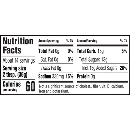 Kraft Mesquite Smoke Slow-Simmered Barbecue Sauce, 18 oz Bottle