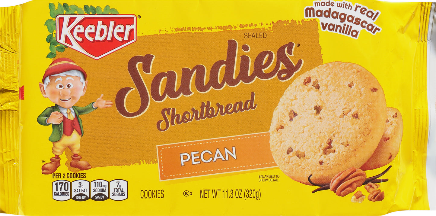 Keebler Sandies Shortbread Pecan Cookies 11.3 oz