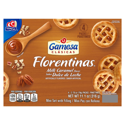 Gamesa Florentias Dulce De Leche, Caramel, 11.1 Oz