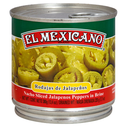 El Mexicano Jalapenos Peppers 13.4 oz