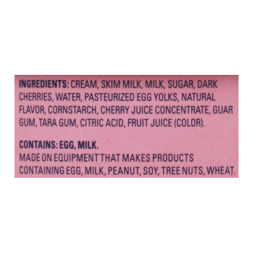Tillamook Oregon Dark Cherry Ice Cream 1.5 qt