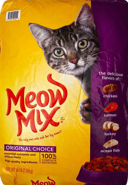 Meow Mix Cat Food 16 lb