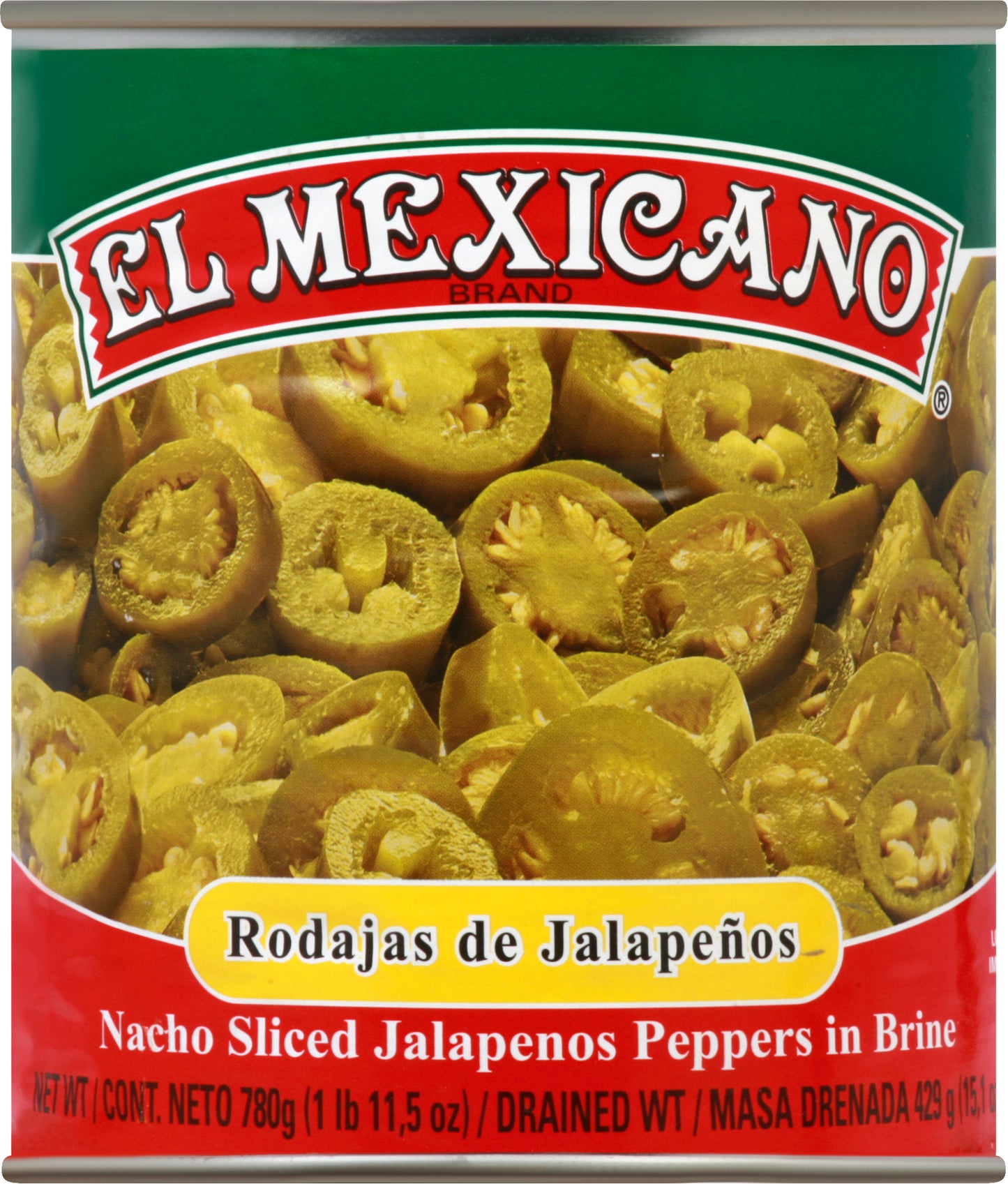 El Mexicano Jalapenos Peppers 27.5 oz