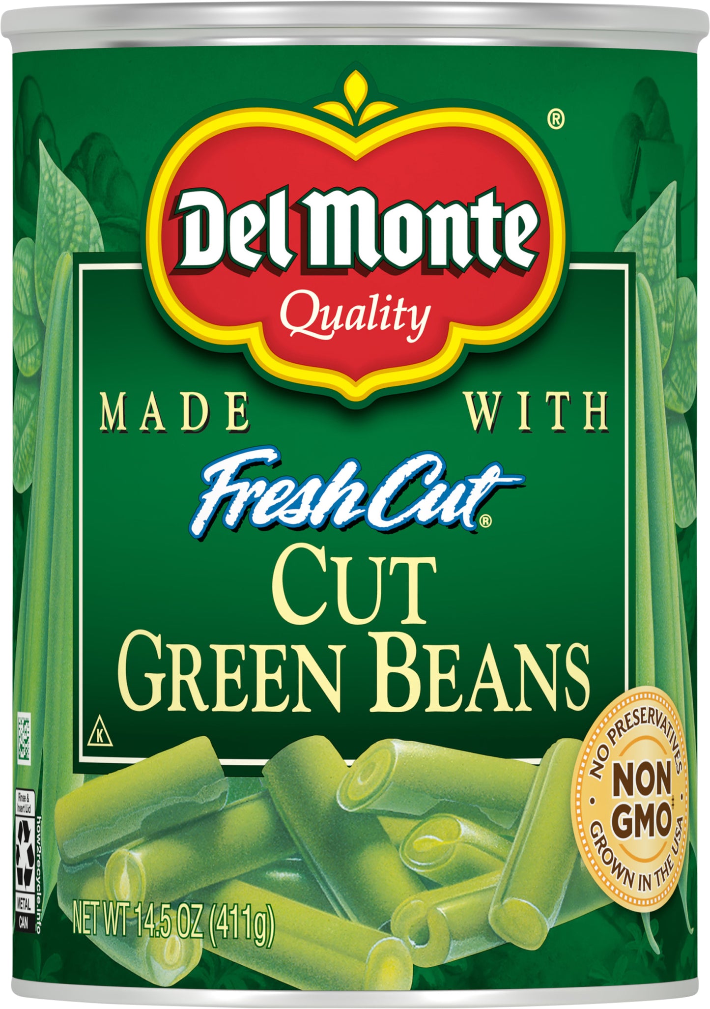 Del Monte Fresh Cut Cut Green Beans 14.5 oz