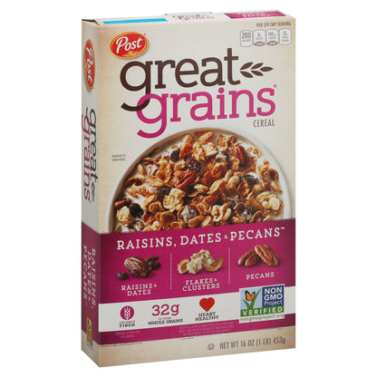 Great Grains Raisins, Dates & Pecans Cereal 16 oz