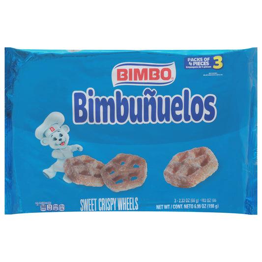 Bimbo Sweet Crispy Wheels 3-2.33 oz Packs