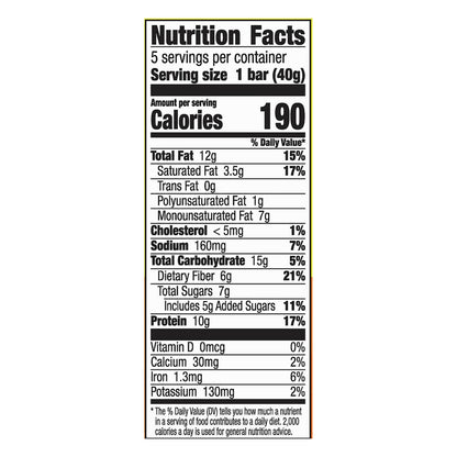 Nature Valley Protein Peanut Butter Dark Chocolate Chewy Bars 5 ea