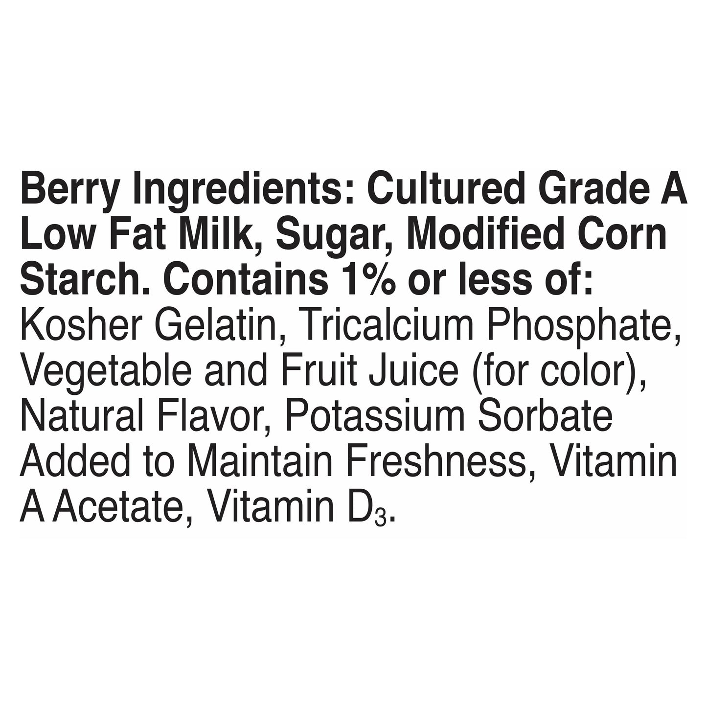Yoplait Go-Gurt, Low Fat Yogurt, Berry, 16 oz