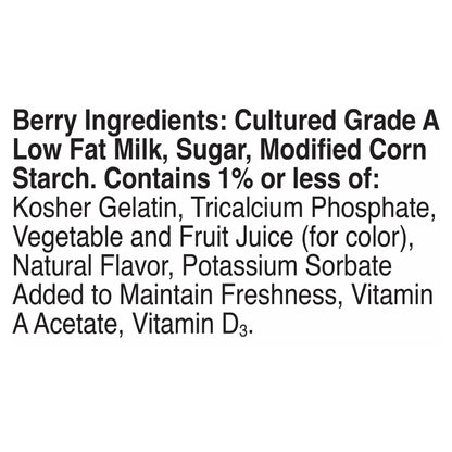 Yoplait Go-Gurt, Low Fat Yogurt, Berry, 16 oz