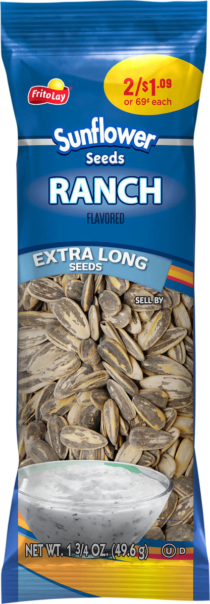 Frito Lay Sunflower Seeds Ranch Flavored 1 3/4 Oz