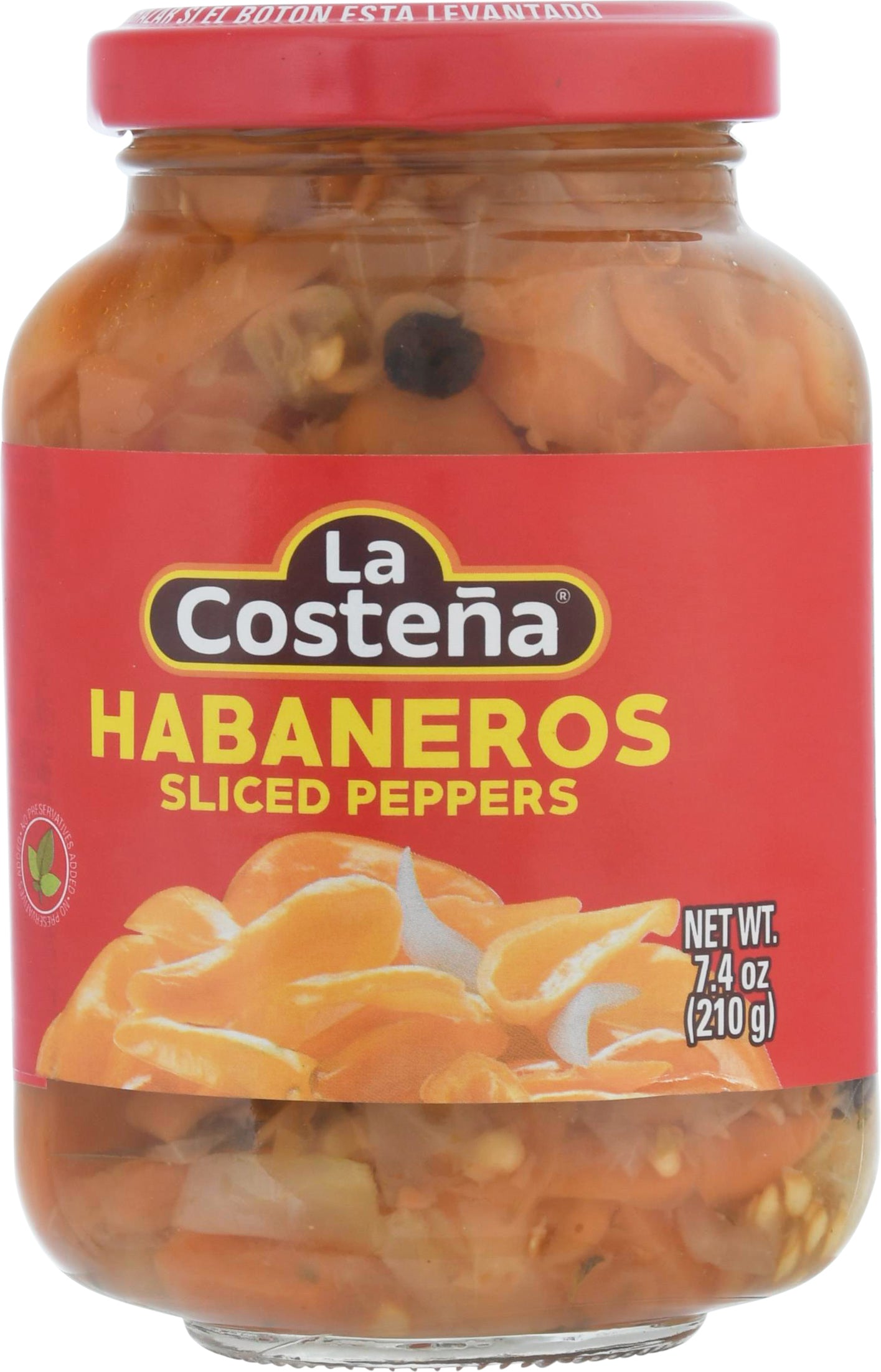 La Costena Habaneros Sliced Peppers 7.4 oz