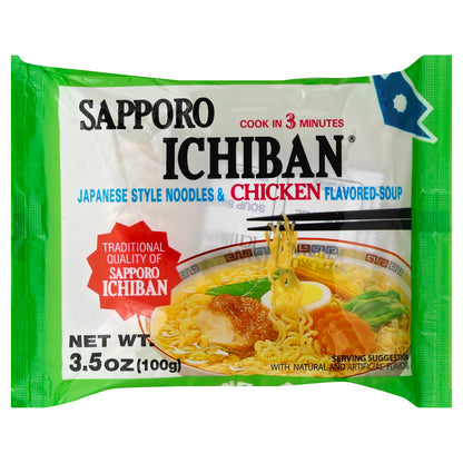 Sapporo Ichiban Noodles & Soup 3.5 oz