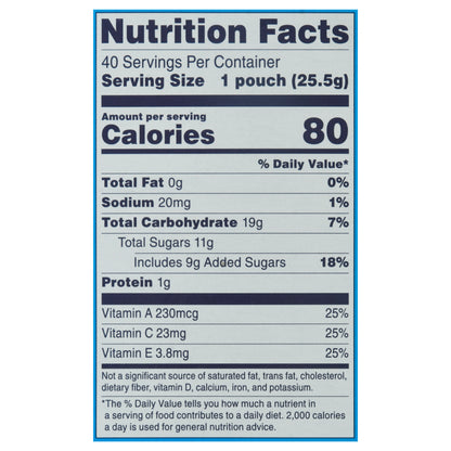 Welch's Family Size Mixed Fruit Snacks 40-0.9 oz Pouches