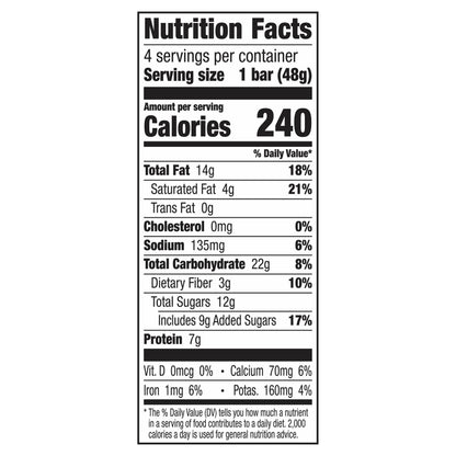Nature Valley Packed Almond Butter & Blueberry Sustained Energy Bar 4 bars 1.7 oz Wrapper 4 ea Box