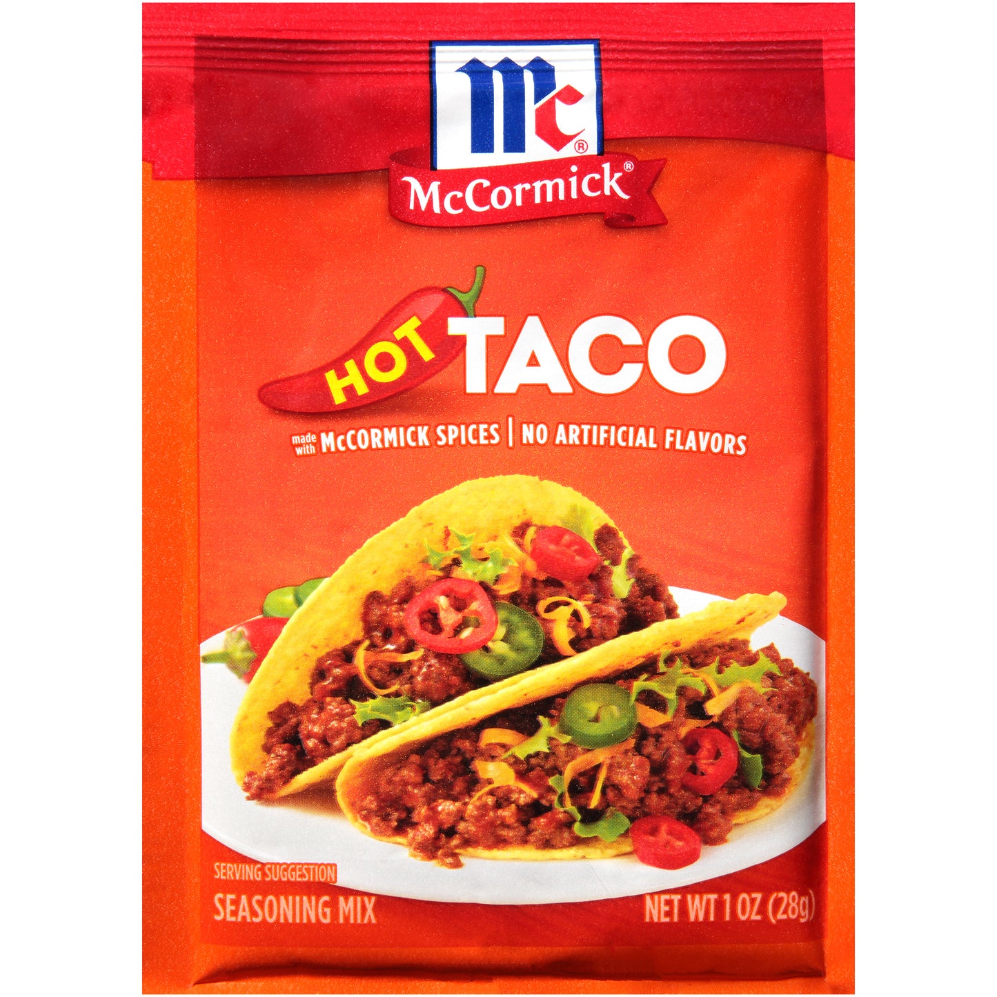 McCormick® Hot Taco Seasoning Mix 1 oz. Packet