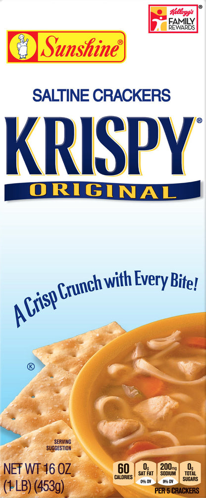 Sunshine Krispy Original Saltine Crackers 16 oz