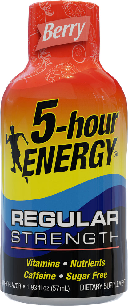 5-hour ENERGY® Shot, Regular Strength, Berry, 1.93 oz