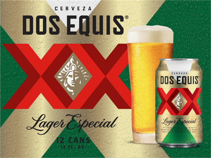 Dos Equis Lager Especial Beer 12 - 12 fl oz Cans