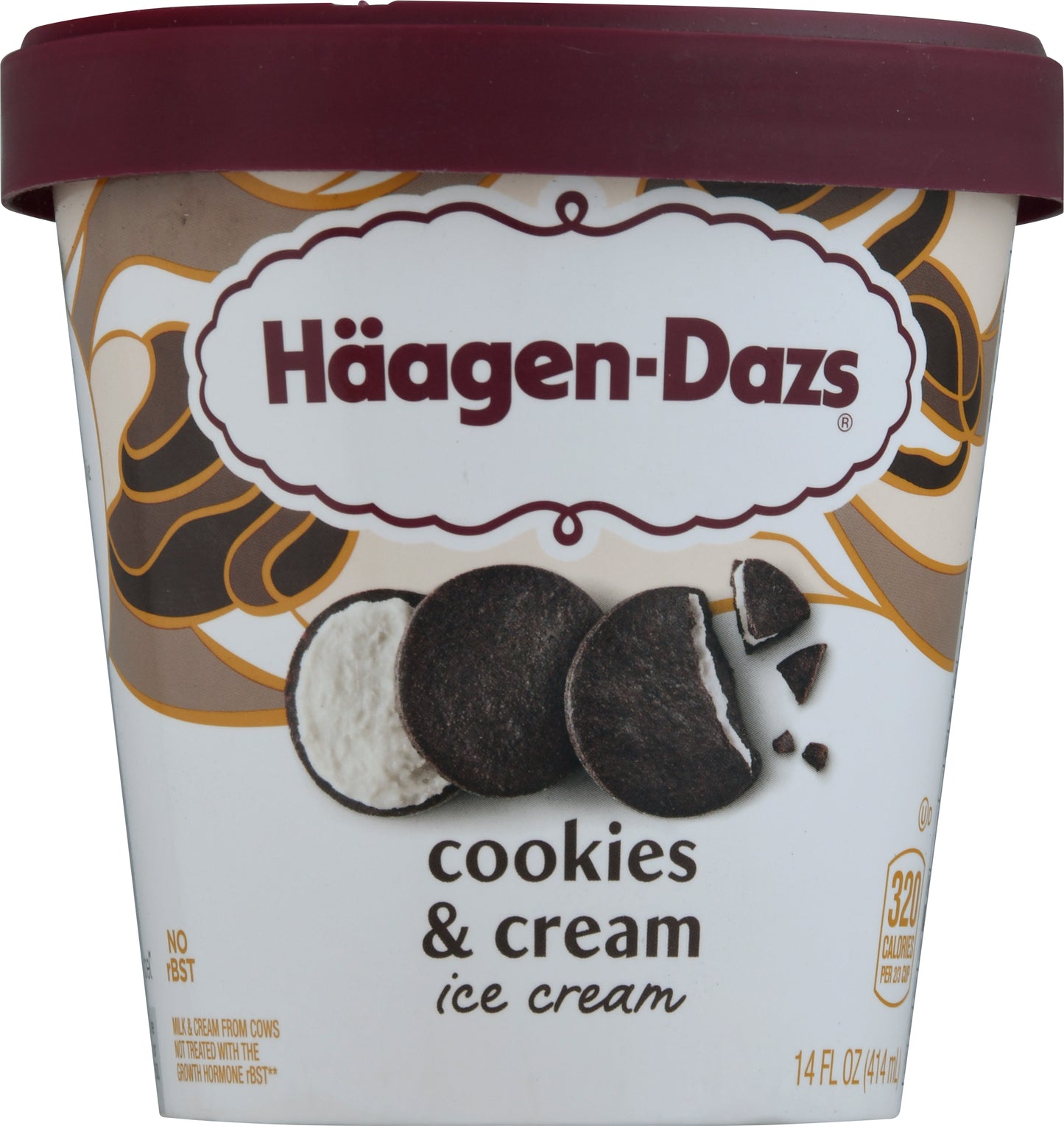 Haagen-Dazs Cookies & Cream Ice Cream 14 fl oz