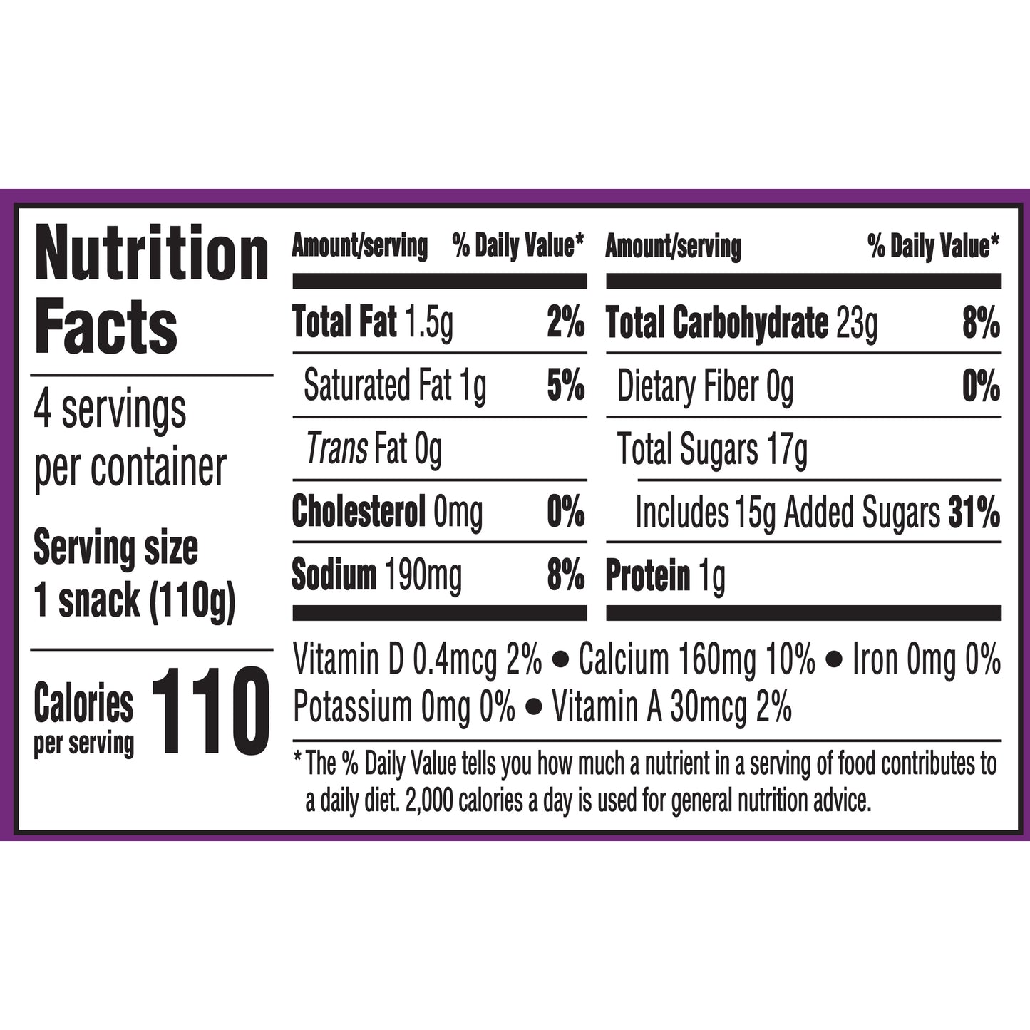 Jell-O Ready to Eat Vanilla Pudding Cups, 4 ct - 15.5 oz Package