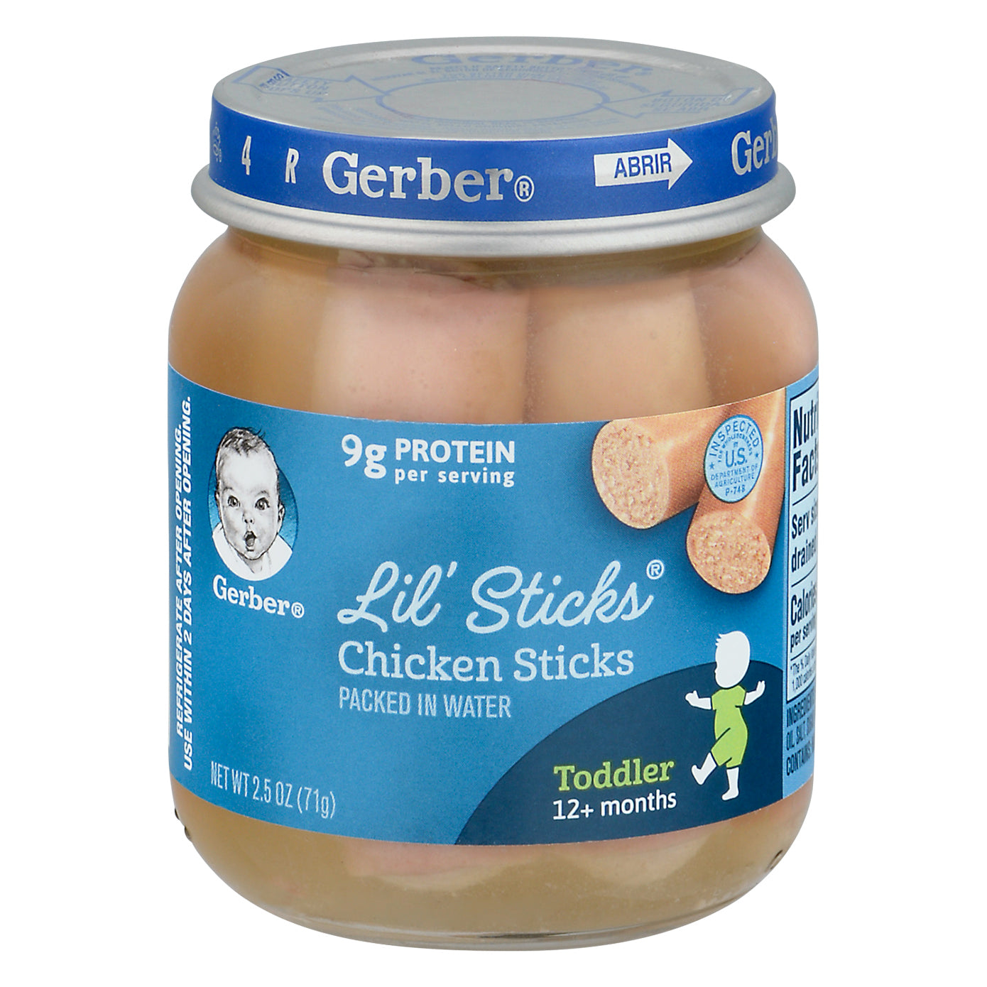 Gerber Lil Sticks 12 + Months Toddler Chicken Sticks 2.5 oz