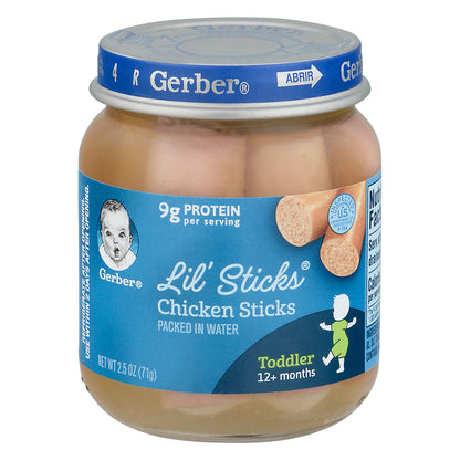 Gerber Lil Sticks 12 + Months Toddler Chicken Sticks 2.5 oz