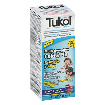 Tukol Children's Multi-Symptom Berry Flavor Cold & Flu 4 oz