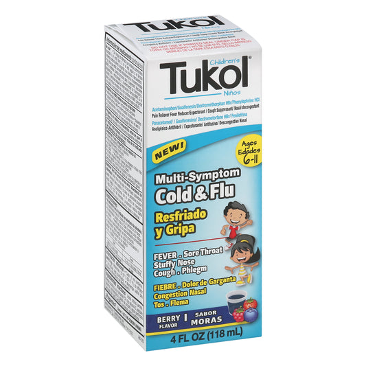 Tukol Children's Multi-Symptom Berry Flavor Cold & Flu 4 oz