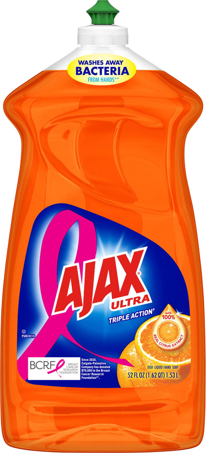 Ajax Ultra Dish Liquid/Hand Soap 52 fl oz Bottle