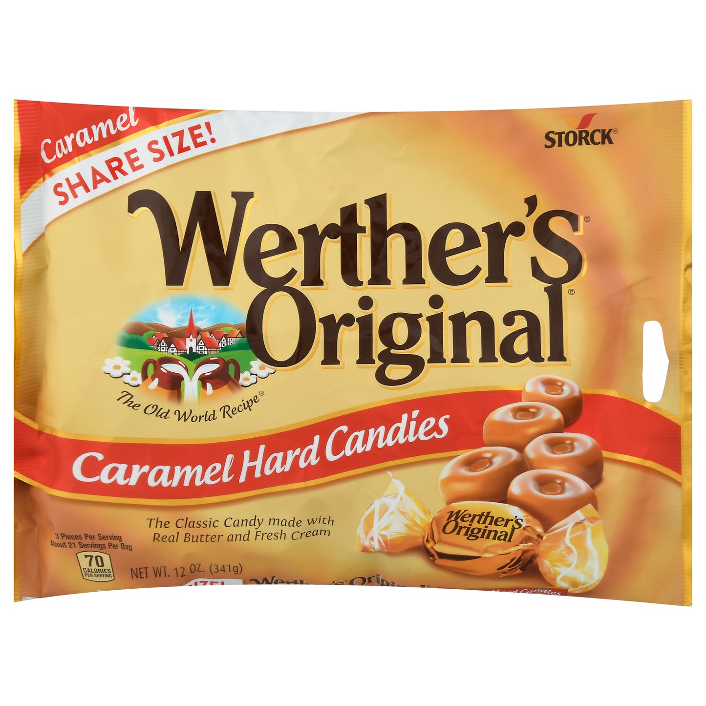Werther's Original Share Size Caramel Hard Candies 12 oz