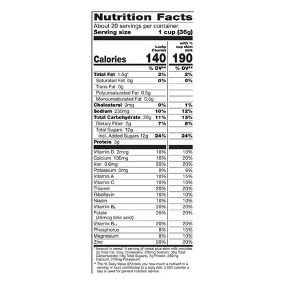 Lucky Charms Giant Size Cereal 26.1 oz