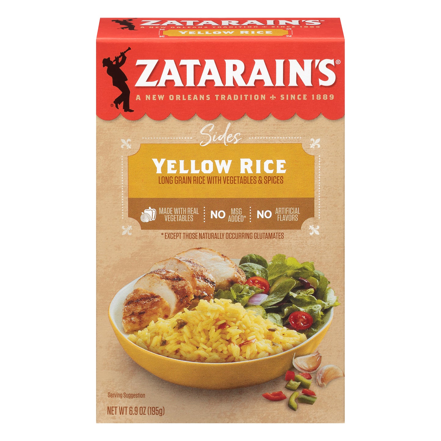 Zatarain's® Sides Yellow Rice 6.9 oz. Box