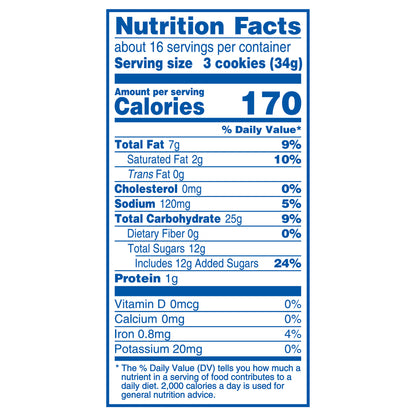 MONDELEZ GLOBAL LLC (SNACKS US) OREO FILM - OREO - GLDN FAM SZE - 19.1Z - 044000033248 - BE-H2R - SA