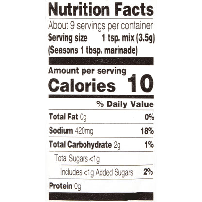 McCormick® Grill Mates® Mesquite Marinade Mix 1.06 oz. Packet