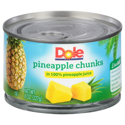Dole Pineapple Chunks 8 oz