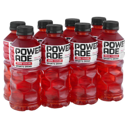 Powerade Zero Sugar Fruit Punch Sports Drink 8 20 fl oz 8 ea