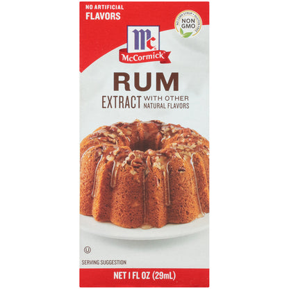 McCormick® Rum Extract 1 fl. oz. Box
