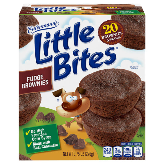 Entenmann's Little Bites Fudge Brownies 5 Pk 20 Ct