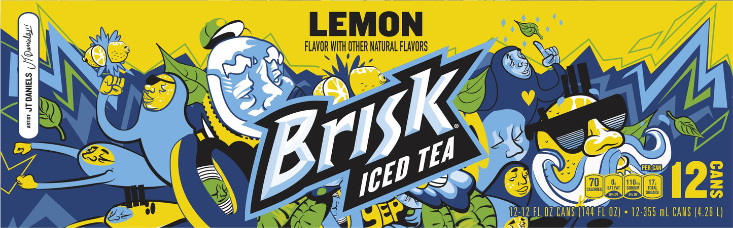 Brisk Lemon Iced Tea 12 ea