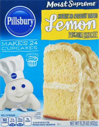 Pillsbury Moist Supreme Lemon Premium Cake Mix 15.25 oz