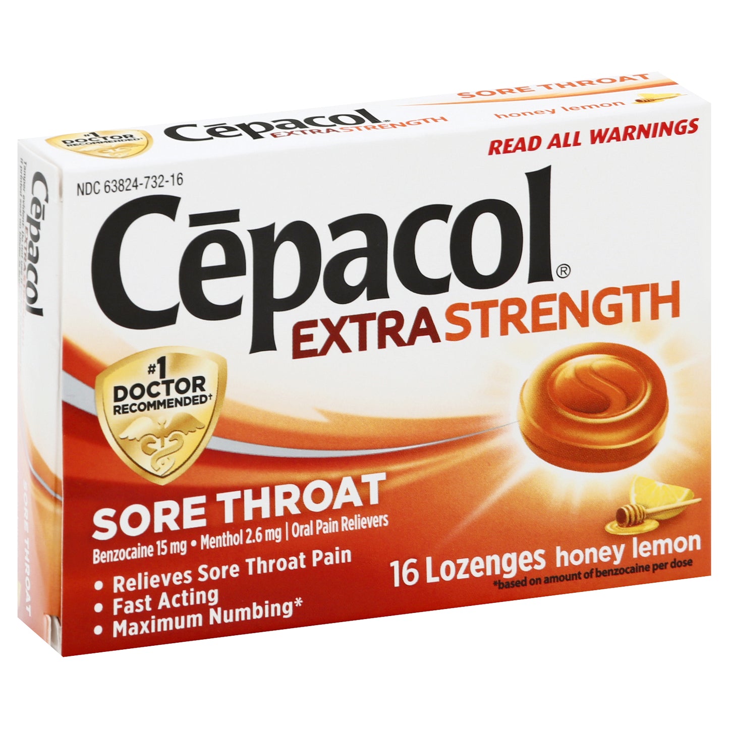 Cepacol Extra Strength Lozenges 16 ea